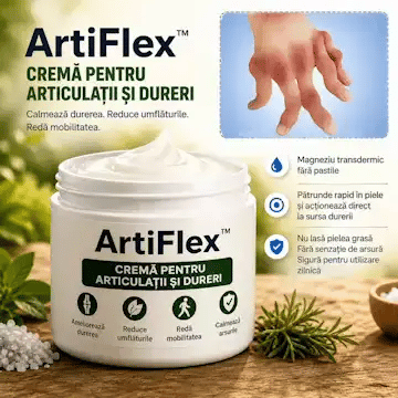 Cremă Pentru Articulații și Dureri ArtiFlex - Mișcă-te Fără Durere
