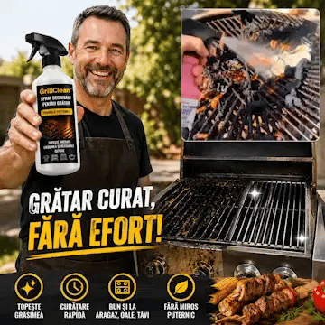 Spray Degresant GrillClean - Curăță grătarul pe loc