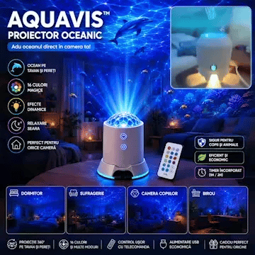 Proiector Oceanic AquaVis – Adu Oceanul Direct În Camera Ta