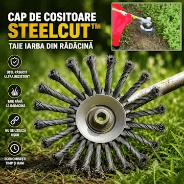 Cap de Cositoare Din Oțel Răsucit SteelCut