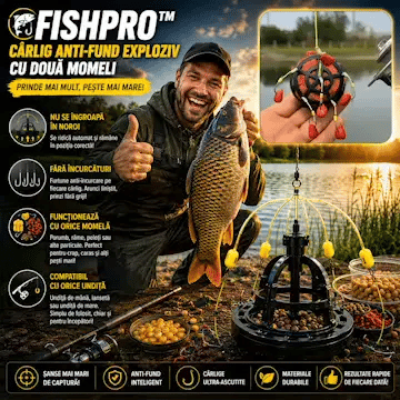 Cârligul Anti-Fund FishPro - Prinde Crapi Mari Fără Bătăi de Cap