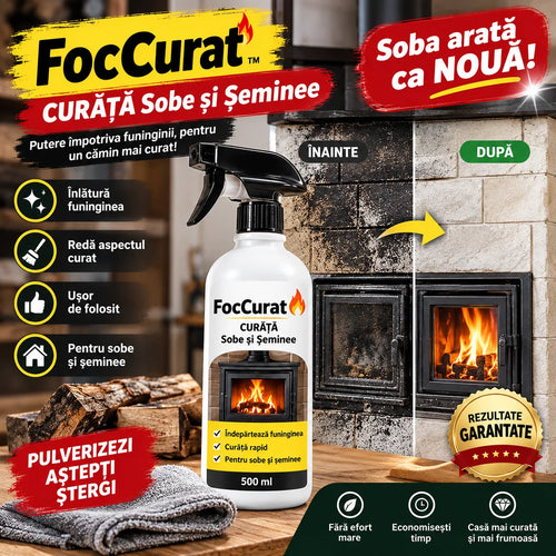 Spray Curățare Sobe și Șeminee FocCurat